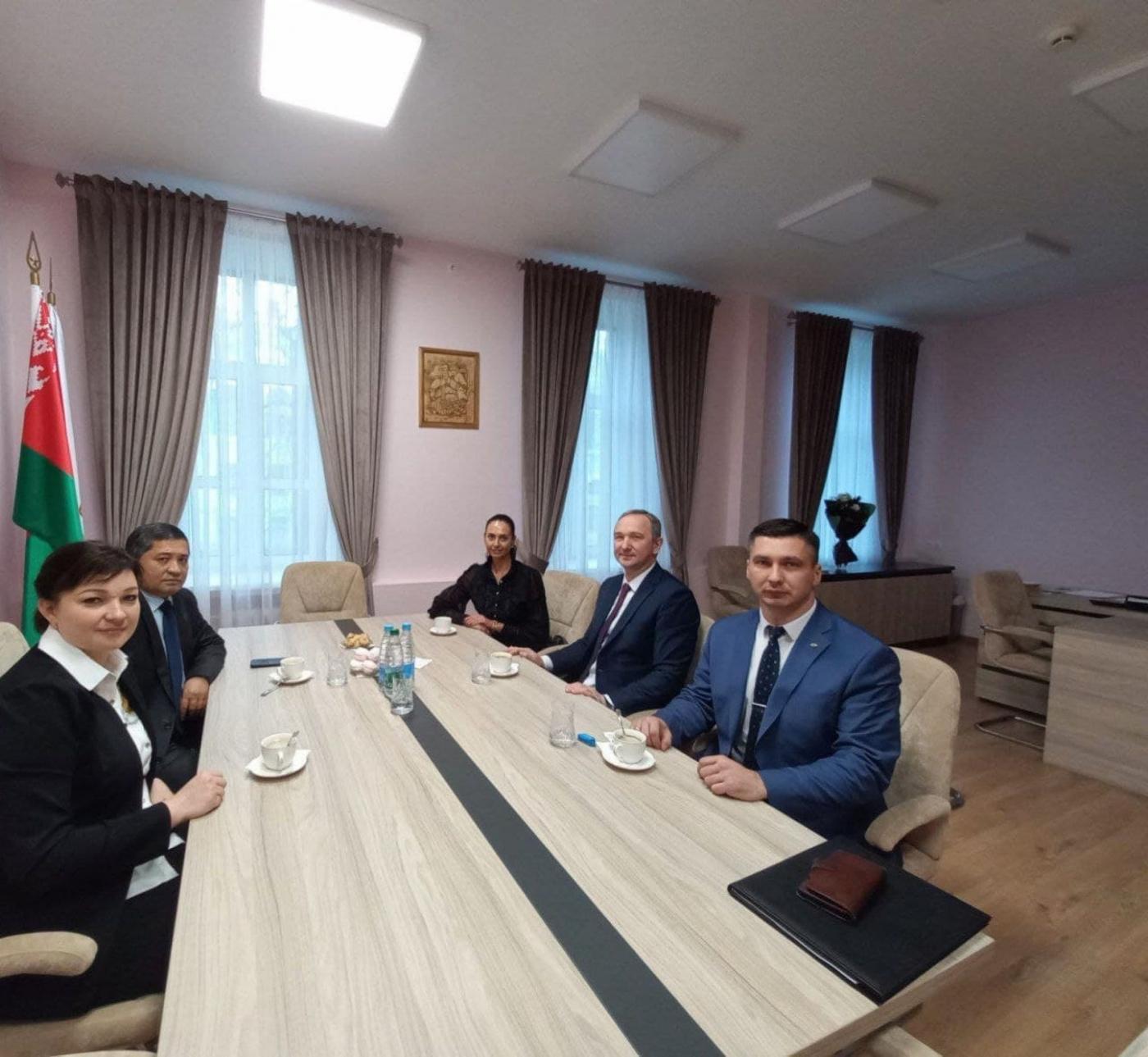 Встреча делегатов НамИСИ с руководством БНТУ